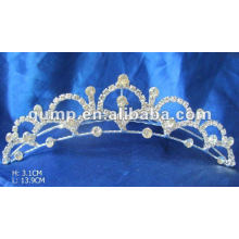Rhinestone boda tiara peine (GWST12-027)